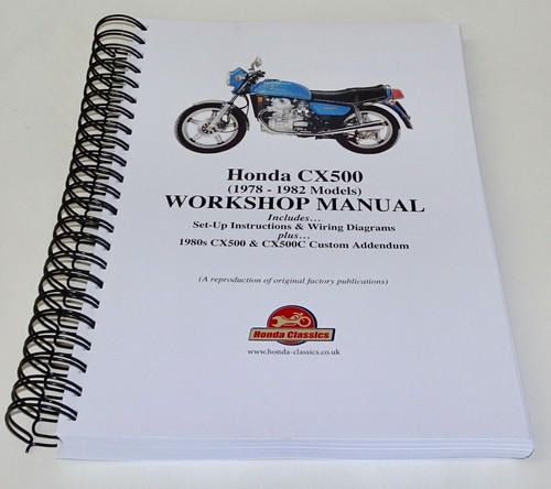 Honda cx500 cx500c manuale - cx500,
